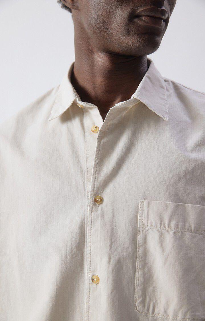 American Vintage Tysco Kurzarm Hemd Herren creme